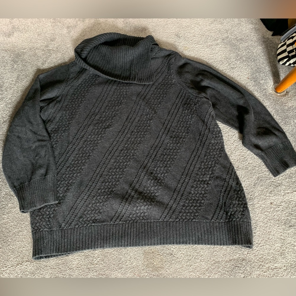 Coldwater Creek grey sweater size 3x